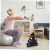 VOSAREA Dumbbell Rack Stand 5 Tier Weight Rack for Dumbbells Tree Shape Dumbbell Storage Rack Compact Dumbbell Holder for Home and Gym view 3