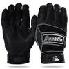 Franklin Sports MLB Batting Gloves - Neo Classic II Adult + Youth Batting Gloves Pair - Baseball + Softball Gear - Black + Silver - Adult Large view 1