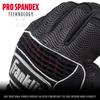 Franklin Sports MLB Batting Gloves - Neo Classic II Adult + Youth Batting Gloves Pair - Baseball + Softball Gear - Black + Silver - Adult Large view 3