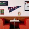 Washington Capitals Pennant Flag and Wall Tack Pads Mounts view 3
