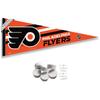 Philadelphia Flyers Pennant Flag and Wall Tack Pads Mounts view 1