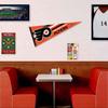 Philadelphia Flyers Pennant Flag and Wall Tack Pads Mounts view 3