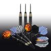 CareGames Steel Tip Darts Set Professional 24g with Carrying case,Aluminium Shafts,Sharpener,Flight Protectors and Dart Tool, Black view 3