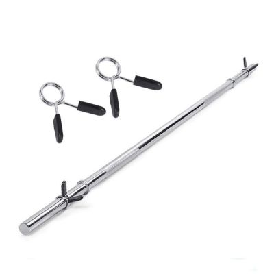 4FT/5FT/6FT Barbell Bar with Non-Slip Thread Design, Strength Training Straight Bar for 1-Inch Barbell Plates, Q235 Carbon Steel Barbell Bar, Ideal for Power and Heavy Lifting Exercises (5FT)