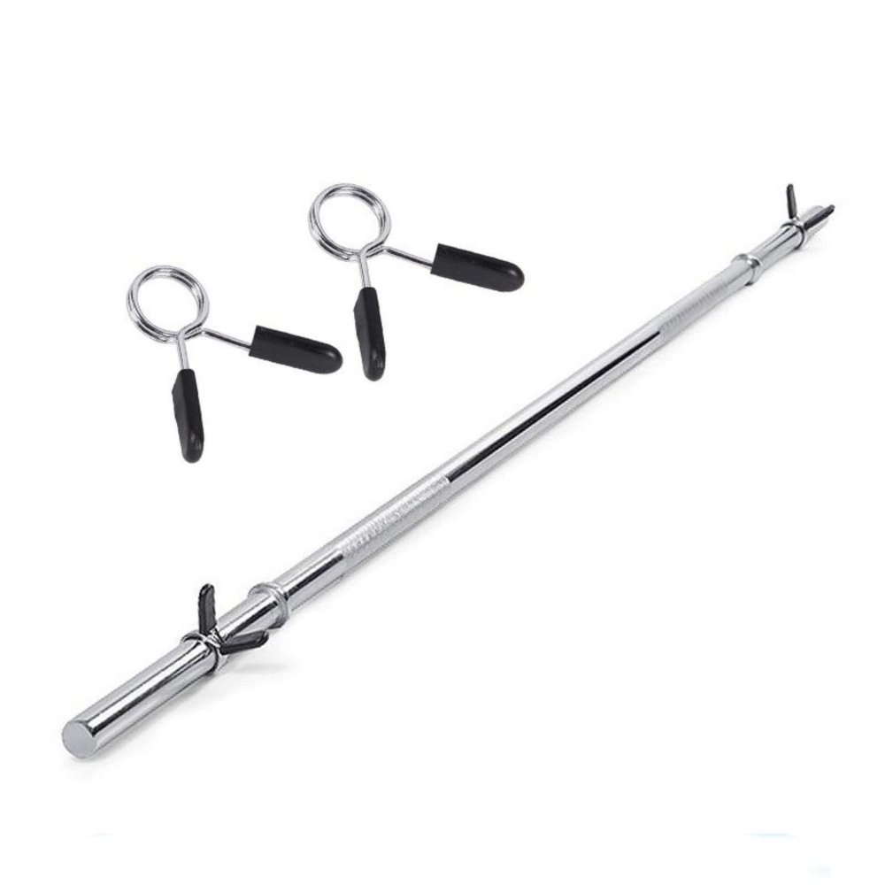4FT/5FT/6FT Barbell Bar with Non-Slip Thread Design, Strength Training Straight Bar for 1-Inch Barbell Plates, Q235 Carbon Steel Barbell Bar, Ideal for Power and Heavy Lifting Exercises (5FT)