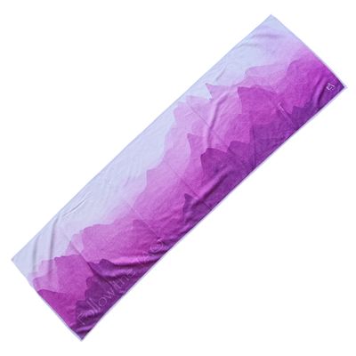 TAO Sport Towel Lightweight Cotton and Microfiber Towel Ultra Absorbent Men and Women Towel (Purple Mountain)