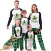 Awoscut Christmas Family Matching Pajamas Christmas Pjs Holiday Nightwear Sleepwear Sets Long Sleeve Pjs(S#697, Baby, 12 Months) view 1