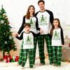 Awoscut Christmas Family Matching Pajamas Christmas Pjs Holiday Nightwear Sleepwear Sets Long Sleeve Pjs(S#697, Baby, 12 Months) view 2
