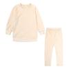 Kids Tales Little Girls Velour Sweatsuit 2Pcs Velvet Round Neck Sweatshirt + Sweatpants Fleece Pullover Jogger Outfits Set view 1