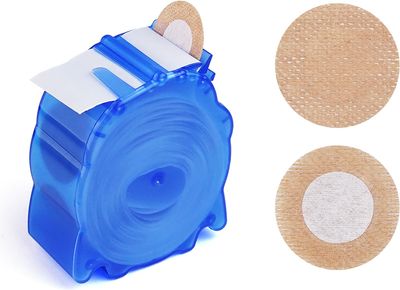 carrotez Nipple Covers for Runners - 180 pcs (90 pairs), Anti-Chafing Nipple Cover Stickers with a Dispenser, Nipple Tape, Nipple Patches for Men, Beige