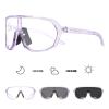 KAPVOE Photochromic Cycling Glasses for Men Women Mountain Bike Sunglasses Purple Sports Goggles UV Protection view 1