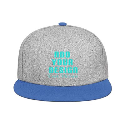 Custom Hip Hop Flat Hats for Unisex Hip Hop Flat Bill Brim Adjustable Dad Hats