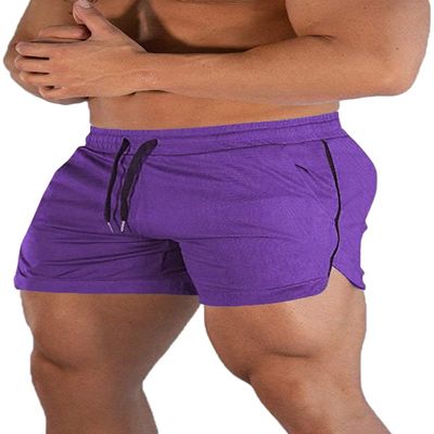 Men's Athletic Shorts Gym Workout Short Shorts Casual Shorts Running Bodybuilding 5 Inch Inseam Shorts Purple US XS