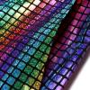 XUNRYAN Mens Fashion Gradient Sequins Two Piece Set Suits Shiny Blazer w Long Pants 70s 80s Disco Costume Holiday Outfits view 4