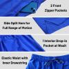 MIER Men's Athletic Shorts 5 Inch Quick Dry Lightweight Running Gym Workout Shorts, Zipper Pockets, No Liner, Royal Blue, XXL view 4