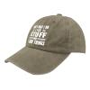 That's Whats I Do I Fix Stuff and I Know Things Distressed Baseball Hat for Men Funny Washed Denim Adjustable Hats view 2