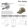 That's Whats I Do I Fix Stuff and I Know Things Distressed Baseball Hat for Men Funny Washed Denim Adjustable Hats view 3