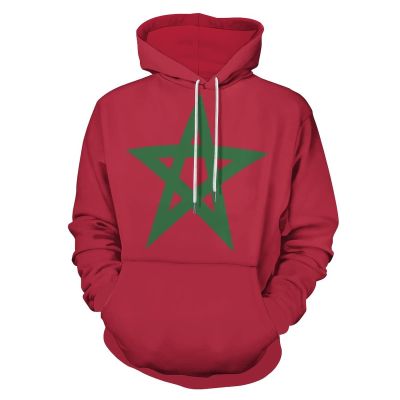 Fattyeery Womens Long Sleeve Morocco Flag 3D Horror Print Hoodie Spring And Autumn for Mens Tops 5XL