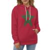 Fattyeery Womens Long Sleeve Morocco Flag 3D Horror Print Hoodie Spring And Autumn for Mens Tops 5XL view 4