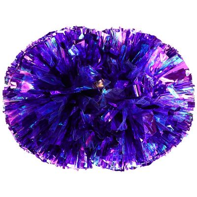 Blaward 2 Pack Cheerleading Pom Poms with Baton Handle for Team Spirit Sports Dance Cheering Kids Adults, Upgrade Fluffy Cheerleader Cheering Squad Pompoms for Boy Girl School Games
