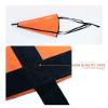 BLUEWING 62in Sea Anchor Drift Sock 840D Nylon Parachute Fishing Drogue for Marine Boat/Jet Ski/Sail, Orange view 3
