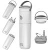 3IN1 Magic water bottle gray view 1