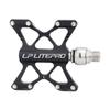 Folding Bicycle Pedal Aluminum Alloy Double Side Quick Release Pedal for Brompton pedel for dahon for Birdy Non-Slip Pedals (Black) view 4