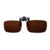 SagaSave TAC Sunglsses Clip on Prescription Reading Glasses UV400 Anti-UV Lenses for Driving Cycling Unisex Coffee view 1