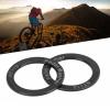 Bike Pedal Extension, 2Pcs Extended Bike Pedal Washers Titanium Alloy Waterproof Rustproof Less Friction Remove Noise Road Bike Pedal Washers(Black) view 3