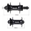 KOVBOX MTB Bike Disc Brake Hubs 32 Holes Ball Bearing Hub 100/135mm Quick Release Front Rear Hub Set for 6 7 8 Speed Rotary Freewheel Bicycle (Size : 1) view 2