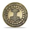 Norse Viking Mjolnir Coin Thor's Hammer Coin Nordic Mythology Talisman view 1