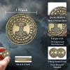 Norse Viking Mjolnir Coin Thor's Hammer Coin Nordic Mythology Talisman view 4
