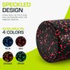 ProsourceFit High Density Foam Rollers 12 - inches long, Firm Full Body Athletic Massage Tool for Back Stretching, Yoga, Pilates, Post Workout Muscle Recuperation, Black/Red view 4