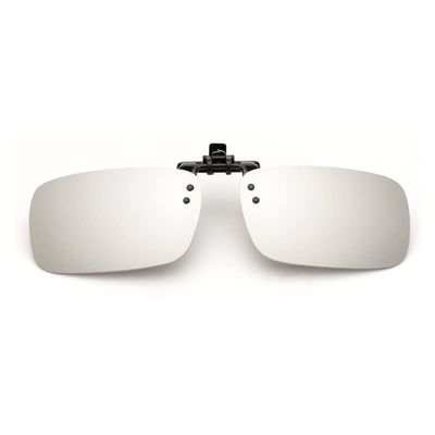 SagaSave TAC Sunglsses Clip on Prescription Reading Glasses UV400 Anti-UV Lenses for Driving Cycling Unisex Silver