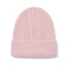 Lemoyoung Knit Beanie Hat 100% Sheep Wool Beanie for Men and Women Pure Wool Ribbed Knit Warm Winter Hat (Pink) view 1