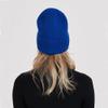Lemoyoung Knit Beanie Hat 100% Sheep Wool Beanie for Men and Women Pure Wool Ribbed Knit Warm Winter Hat (Pink) view 3