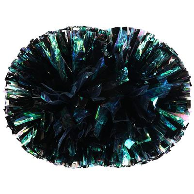 Blaward 2 Pack Cheerleading Pom Poms with Baton Handle for Team Spirit Sports Dance Cheering Kids Adults, Upgrade Fluffy Cheerleader Cheering Squad Pompoms for Boy Girl School Games