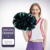 Blaward 2 Pack Cheerleading Pom Poms with Baton Handle for Team Spirit Sports Dance Cheering Kids Adults, Upgrade Fluffy Cheerleader Cheering Squad Pompoms for Boy Girl School Games view 3