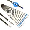 400-Spine Arrow 28-Inch Arrow Target Practice Arrow Hunting Arrow Carbon Arrows Compound Bow Recurve Bow Adult Youth Archery Indoor Outdoor Shooting Bullet Field Tip 18pc Style1 view 1