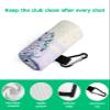 Microfiber Golf Towel with Waffle Pattern Watercolor Hydrangea in a Bottle Quick Dry and Super Absorbent Golf Towel for Golf Bags with Carabiner Clip view 4