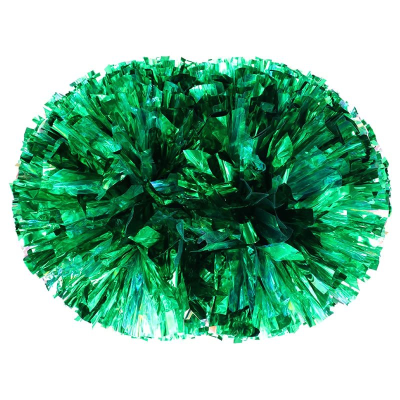 Blaward 2 Pack Cheerleading Pom Poms with Baton Handle for Team Spirit Sports Dance Cheering Kids Adults, Upgrade Fluffy Cheerleader Cheering Squad Pompoms for Boy Girl School Games