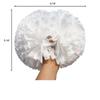 Blaward 2 Pack Cheerleading Pom Poms with Baton Handle for Team Spirit Sports Dance Cheering Kids Adults, Upgrade Fluffy Cheerleader Cheering Squad Pompoms for Boy Girl School Games view 2