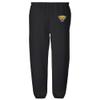 LOGOVISION University of Pittsburgh School Logo Mens Jogger Sweatpants, Black, Medium view 2