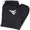 LOGOVISION West Virginia University Primary Logo Mens Jogger Sweatpants, Black, Medium view 1