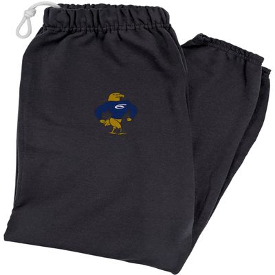LOGOVISION Clarion University School Logo Mens Jogger Sweatpants, Black, Medium