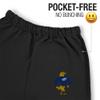 LOGOVISION Clarion University School Logo Mens Jogger Sweatpants, Black, Medium view 3