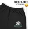 LOGOVISION Lake Erie College Primary Logo Mens Jogger Sweatpants, Black, Medium view 3