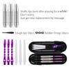 sanfeng Darts Plastic Tip Set - 18g Soft Tip Darts - 16g Dart Barrels w/ 50 O-Rings + 6 Shafts (Purple Aluminum & White Plastic Rod) + Extra 50 Soft Tips Flights Accessories for Electronic Dart Board view 4