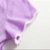 Little Girls Swim Cover Up Kids Swimsuit Coverup Zip Up Beach Bathing Suit Hooded Bathrobe Absorbent Beach Dress Baby Purple view 3