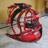 SHOWMEN CRAFT Nylon Driving Harness for Single Horse in Red/Black with Diamante Browband Bridle in 4 Size (Pony) view 3